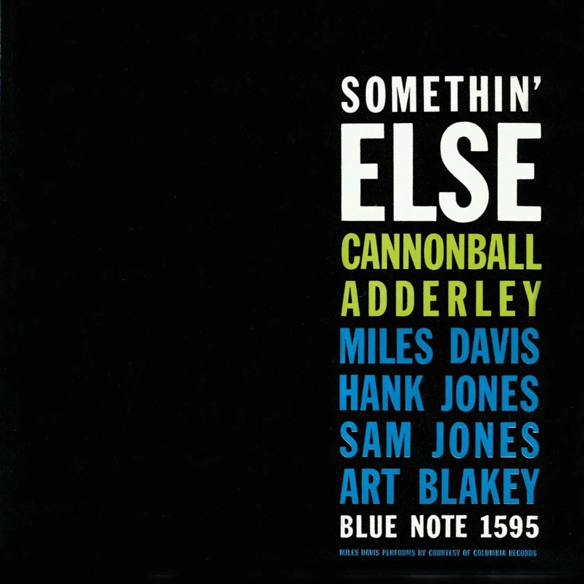 Cannonball Adderley - Somethin’ Else (Essential Vinyl Series)