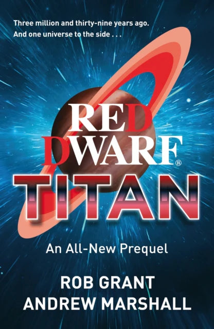 Rob Grant & Andrew Marshall Red Dwarf: Titan Signed Cop
