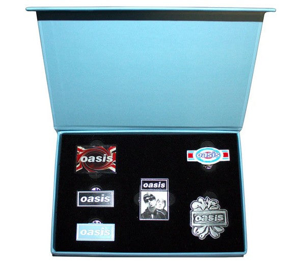 Oasis Official Collectable Pin Badge Set