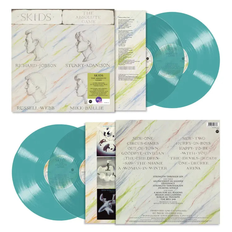 The Skids - The Absolute Game (45th Anniversary Blue Stone Translucent Vinyl) NAD 17/10/26