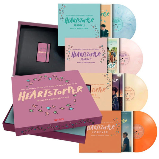 Blue, Pink, Yellow, & Orange Marble 4LP Boxset + 4 Art Cards + 'Heartstopper' Diary Heartstopper (OST) Music By Adiescar Chase  Due 09/10/2026