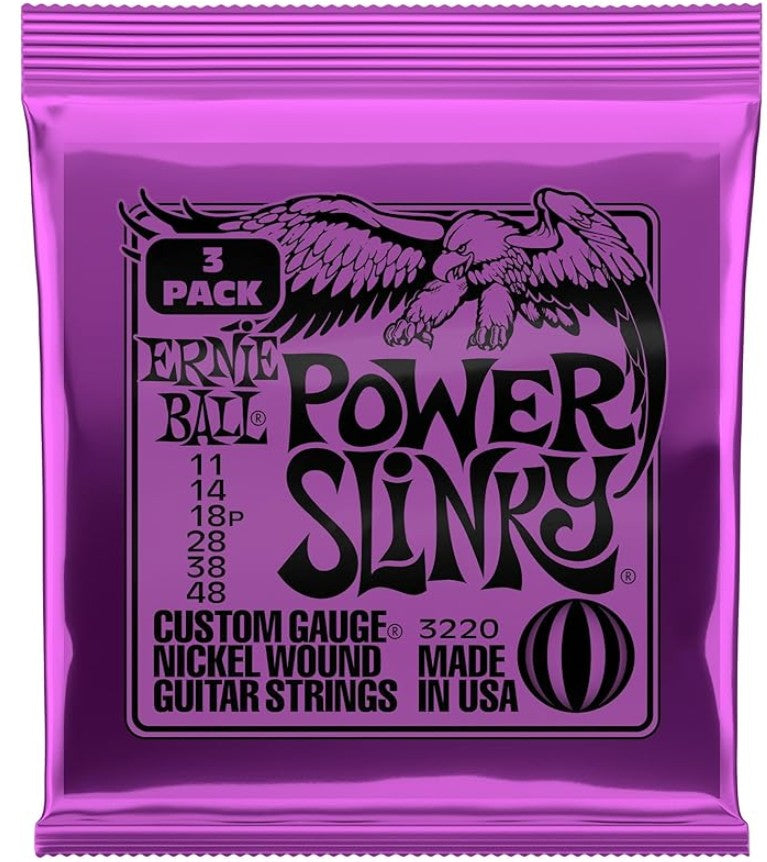 Ernie Ball Power Slinky Nickel Wound Electric Guitar Strings