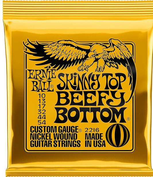 Ernie Ball Skinny Top Beefy Bottom Slinky Nickel Wound Electric Guitar Strings - 10-54 Gauge