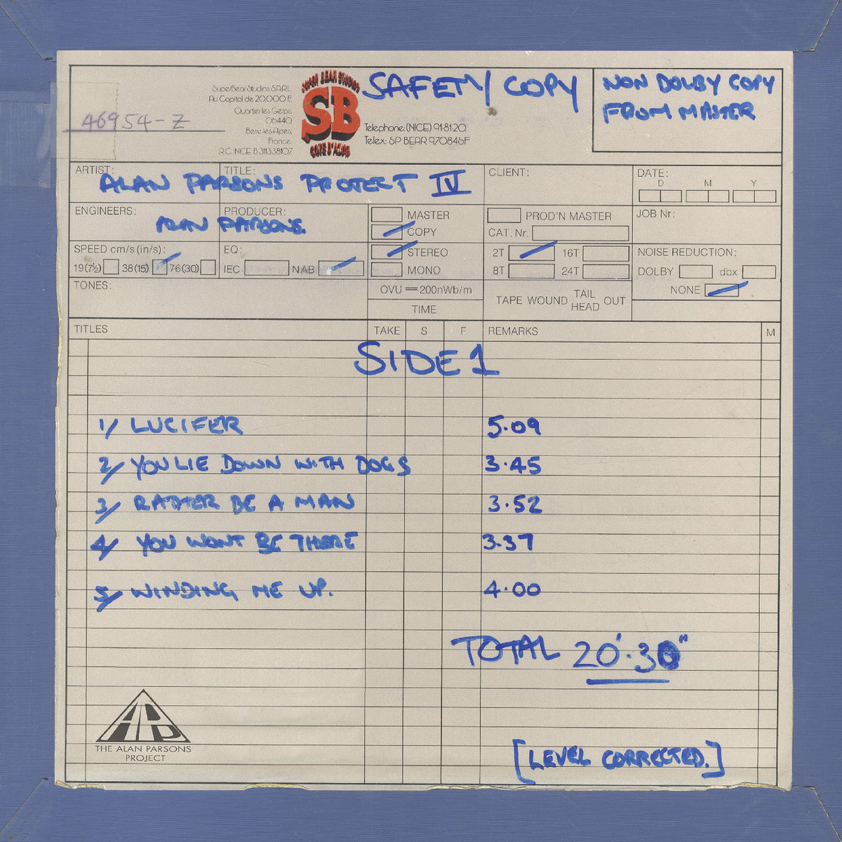 The Alan Parsons Project - Eve (Work In Progress)