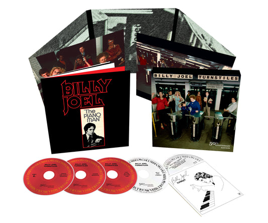 BILLY JOEL   TURNSTILES – 50TH ANNIVERSARY EDITION   4CD + BLU-RAY BOX SET  - Due 11/12/26