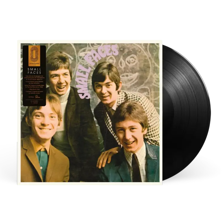 Small Faces - Small Faces (Thousand Club Series) Black LP + *Signed* Print
